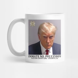 Inmate Trump Mugshot Fulton County Jail Mug